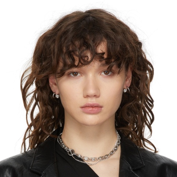 Justine Clenquet Silver Hoop Earrings - Picture 4 of 5